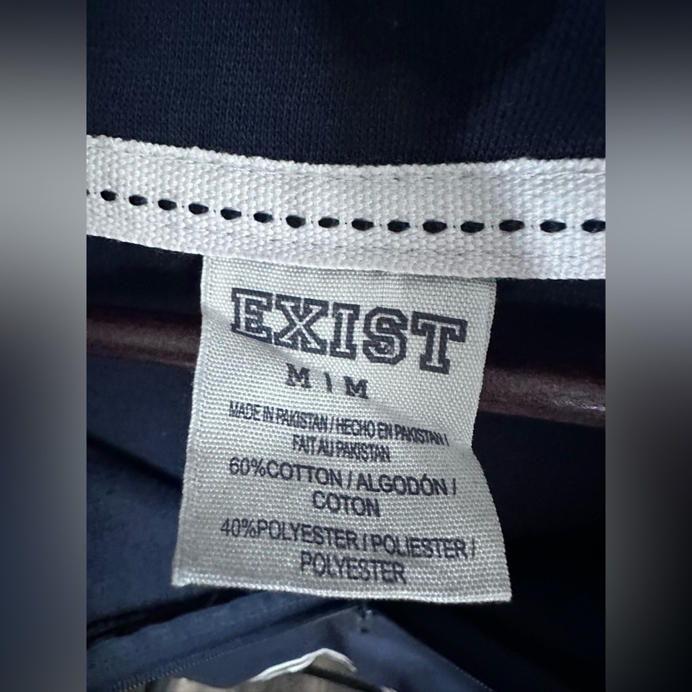 Exist Beach Sweatshirt Size Medium Navy Hampton Beach Quarter Zip Sweatshirt - Picture 12 of 16